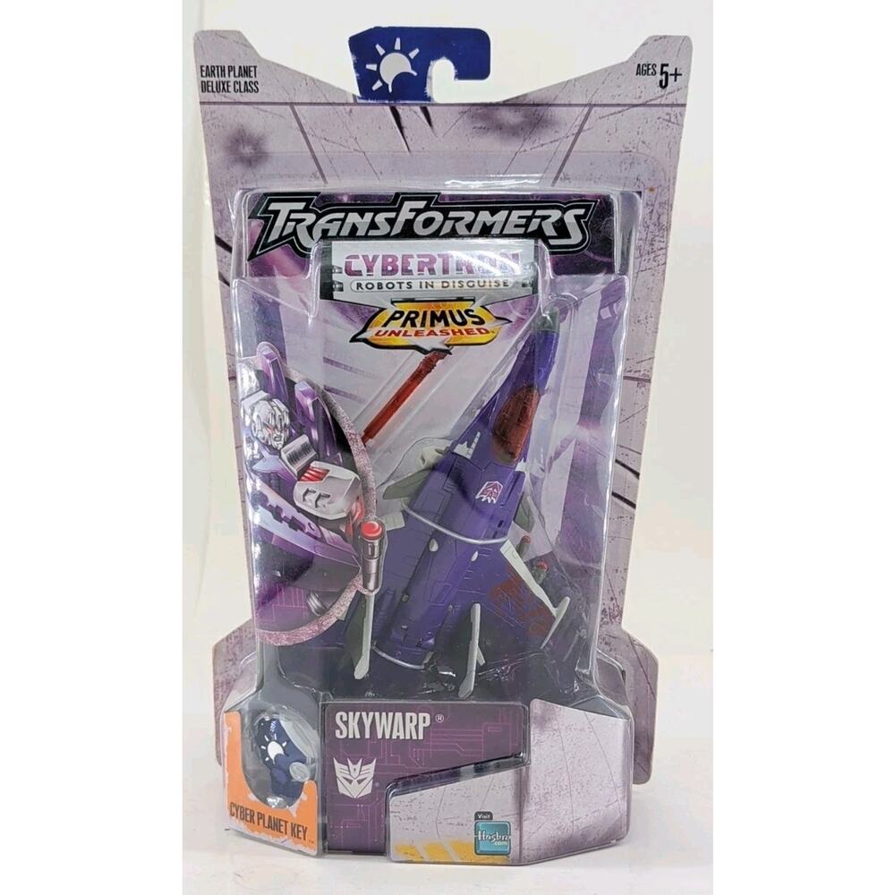 Transformers Cybertron: RID Primus Unleashed "Skywarp" & Cyber key *Rare*